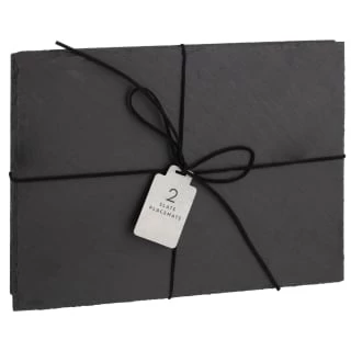 B&M Slate Place Mats 2pk