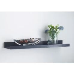 Lokken Small Picture Shelf 48cm - Black
