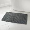 B&M Skandi Memory Foam Bath Mat - Grey