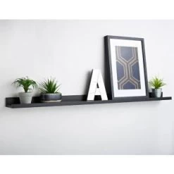 Lokken Picture Shelf 120cm - Black