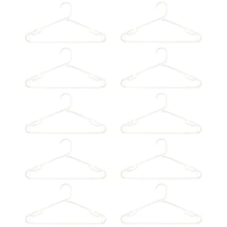 B&M Jumbo Hangers 10pk - White - Image 2