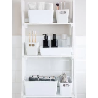 Soho Storage Tub 10 X 30 X 10cm - White - Image 3