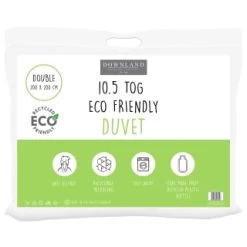 Downland Eco-Friendly Anti-Allergy 10.5 Tog Duvet - Double