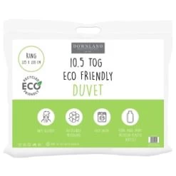 Downland Eco-Friendly Anti-Allergy 10.5 Tog Duvet - King