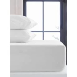 Silentnight Double Fitted Sheet - White