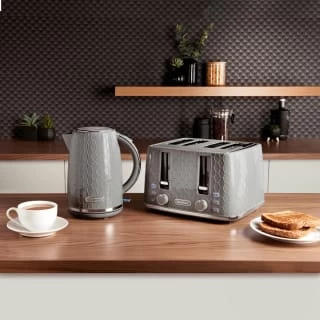 Goodmans Textured 4 Slice Toaster - Grey - Image 4