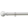 B&M Shiny Nickle Gem Curtain Pole 120 - 220cm