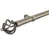 B&M Antique Brass Mace Curtain Pole 70 - 120cm