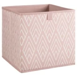 Lokken Printed Storage Cubes 2pk - Pink Diamond