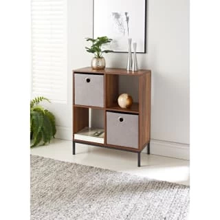 Lokken Teddy Storage Cubes 2pk - Grey - Image 3