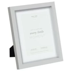 B&M New York Box Photo Frame - 6 X 8" - Grey
