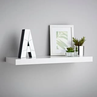 Lokken Floating Shelf 60cm - White